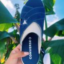 Converse One Star Slip On Sandals Blue Photo 3