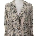 J.Jill New  Women's Beige Floral Jacket, Sz S. Photo 0