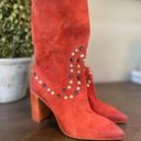 Free People  Dakota Studded Western Boot Ginger Snap Womens Size 37.5 Photo 3