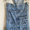 Free People  We The Free Denim Bib Cuffed Cottagecore Shortall/ Overalls Size XS Photo 2