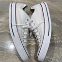 Converse All Star Low Tops Lace Up White Shoes Women’s 13 Photo 2