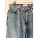 RE/DONE NWT  Originals 70's Stove Pipe Jeans in Medium Cool Blue Size 29 Straight Photo 5