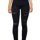 Wax Jean Wax Women's high rise Skinny Jegging Jeans w Distressing Jeans size 5/27 Photo 0