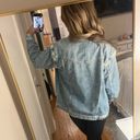 Wrangler NWOT  Heritage zip Jean denim jacket rip off sleeves jacket! Photo 7