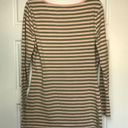 Matilda Jane  Off The‎ Grid Long Sleeve Tunic Top Pink Green Stripes Women's M Photo 2