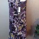 Kensie  Dress Crepe Chiffon Ruffle Floral Summer Sheath Dress NWT Photo 2