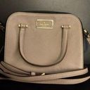 Kate Spade  tan and black velvet hand or shoulder bag Photo 0