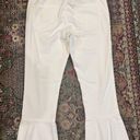 John Mark  White Bell Bottom Pants Photo 3