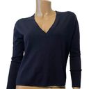 Everlane  wool navy blue V-Neck pullover lightweight sweater  SP 6002 Photo 0