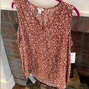 Sonoma NWT  Paisley Floral Red Tank size Medium Brand New Photo 3