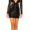 Michael Costello  x REVOLVE Elise Mini Dress in Black Photo 0