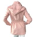 Cole Haan  Womens Size XS Blush Pink Parka Jacket Removable Hood Adjustable Waist Photo 7