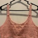 Poof! Pink Lace Tank Top Photo 2