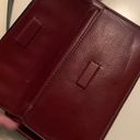 Tommy Hilfiger Never Used Maroon Leather Small Functional Purse Photo 2