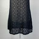 Roxy Black Crochet Open Knot Swimsuit Coverup Size Medium Photo 2