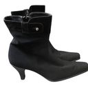 Stuart Weitzman  Boots Womens 6M Black Nylon GoreTex Ankle Booties Neutral Photo 0