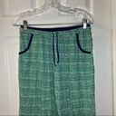 Mixit  Green/Blue Print Cropped Length Lounge Pants M Photo 3