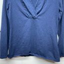 Coldwater Creek  V-Neck Long Sleeve Blue Top Women's Size XS Workwear Casual Photo 3