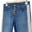 Veronica Beard  Debbie Skinny High Rise Stripe Jeans in Beacon Size 25 NWT Photo 2