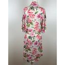 Show Me Your Mumu  Brie Robe Garden of Blooms Pink Floral Lightweight One Size Photo 2