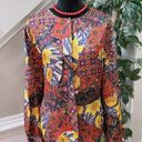 Westbound  Womens Multi Floral Polyester Long Sleeve Button Front Top Blouse 18 Photo 0