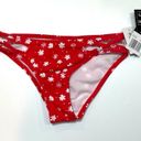 California Waves  red floral bikini swim bottom Photo 4