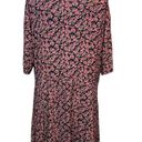 Boohoo  Plus Size Floral Cottagecore High Neck Flowy Jersey Knit Shift Dress Photo 3