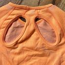 Gymshark  Ultra Seamless Crop Top Neon Orange Sz S Photo 8