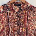 Sanctuary  printed blouse elastic waist pleated Medium Photo 1