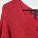 White House | Black Market WHBM Dark Wine Red Long sleeve Sweater Dress Size XS Photo 2