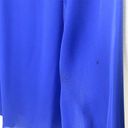 L'Agence L'Agance Button Front Silk Blouse in Deep Ocean Size L Photo 9