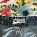 ZARA  | Women’s Denim Cut Off High Waisted Shorts Medium Wash Size 4 Photo 8