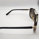 Juicy Couture  Tortoiseshell & Gold Aviator Sunglasses & Case Photo 9