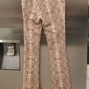 ANINE BING 💕💕 Cigarette Python Trousers ~ Split Cuff Snakeskin Print XS NWT Photo 14