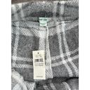 Aerie NWT  Snowed In Fuzzy Jogger Plaid Pant Size M Gray Photo 2