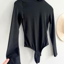 Madewell  | NWT | Turtleneck Thong Bodysuit | True Black | Sz XS | Minimalist Photo 2