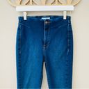 Free People  Raw Hem Cropped Denim Jeans Blue Sz 29 Photo 1