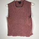 Club Monaco  italian yarn cropped knit Top Pinkish brown Photo 2