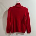 Charter Club  100% Cashmere Turtleneck Sweater Color Red, Size small NWT Photo 2