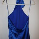 DO+BE  Satin Blue Cocktail Dress Photo 2