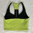 Koral  Womens size S Citrina Neon Yellow Dakota Blackout Bra Gym Racerback Active Photo 5