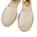 J.Crew  D'Orsay lace-up espadrilles Beige Gold 
Item AX839 Size 6.5 NWT Photo 6