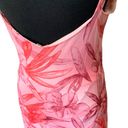 Serendipity  (vintage) Hawaiian pink floral stretch ruffle maxi dress beach cover Photo 5