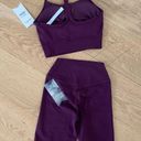 Stori Legend Crop Shelf Tank & Perseverance Fitted 7" Shorts in Mulberry Purple Size 2 Photo 3