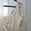 Marciano White One Shoulder Zebra Print  Dress Photo 1