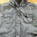 American Eagle  Grey Bomber Jacket Sz XL Photo 4