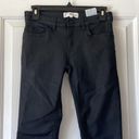 Mango  MNG Denim Black Faux Leather KIM Stretch 5-Pocket Wax Jeans Pants Womens 4 Photo 1