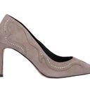 ALLSAINTS NWT  Zehra Studded Pump In Taupe Suede 9 Photo 1