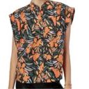 Joie Summer Silk  Unna Floral Silk Tropical Blouse Photo 2