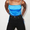 Dynamite  square neck cutout cami in nebulas blue Photo 0